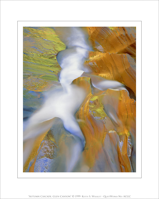 Autumn Cascade, Glen Canyon, 1999