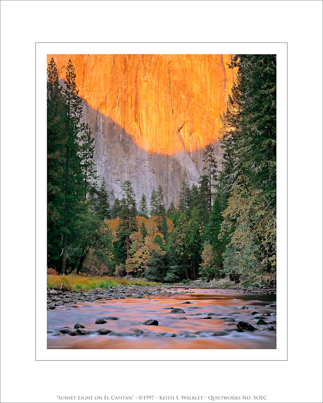 Sunset Light on El Capitan, 1997