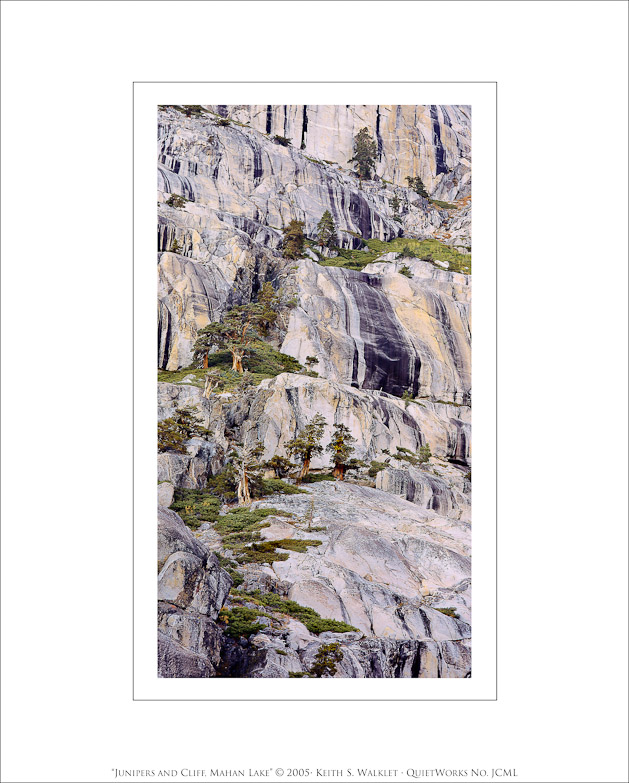 Junipers and Cliff, Mahan Lake, 2005