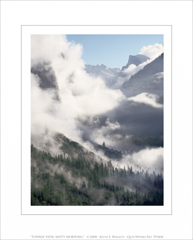 Tunnel View, Misty Morning, 2000