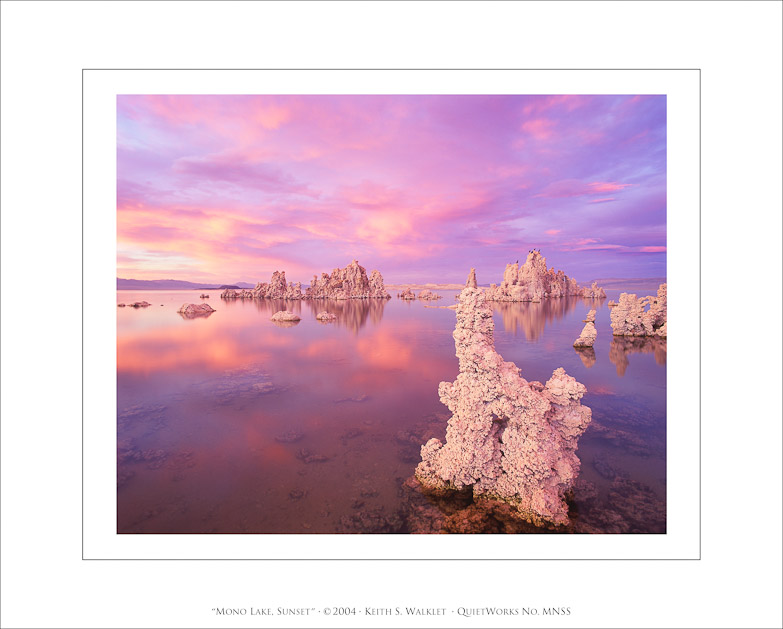Mono Lake, Sunset, 2004