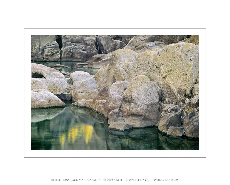 Reflections, Jack Main Canyon, 2005