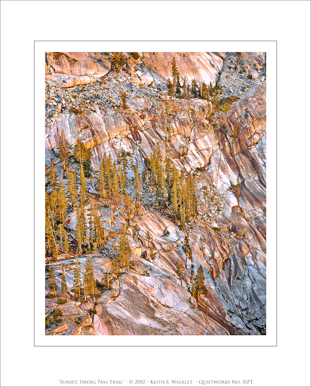 Sunset, Isberg Pass Trail, 2002