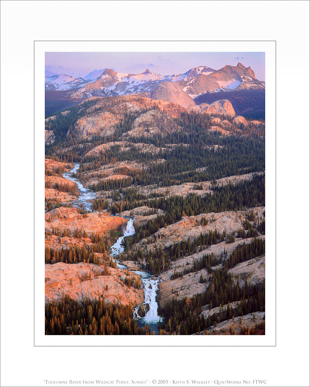 Tuolumne River From Wildcat Point, Sunset, 2005