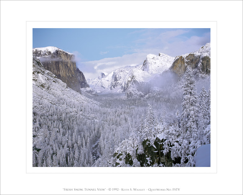 Fresh Snow, Tunnel View, 1992