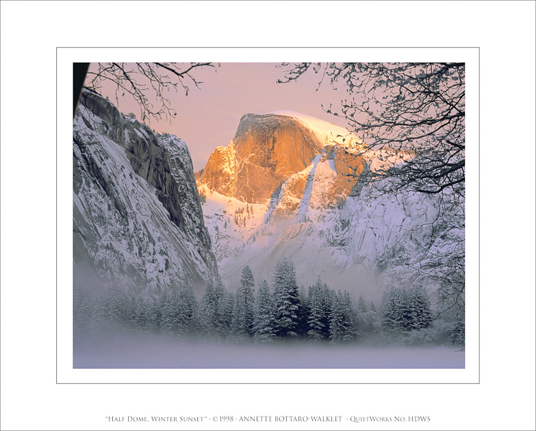 Half Dome, Winter Sunset, 1998
